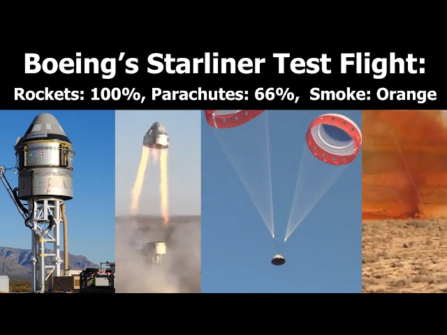 Parachute Fails To Deploy During Boeing's Starliner Abort Test.