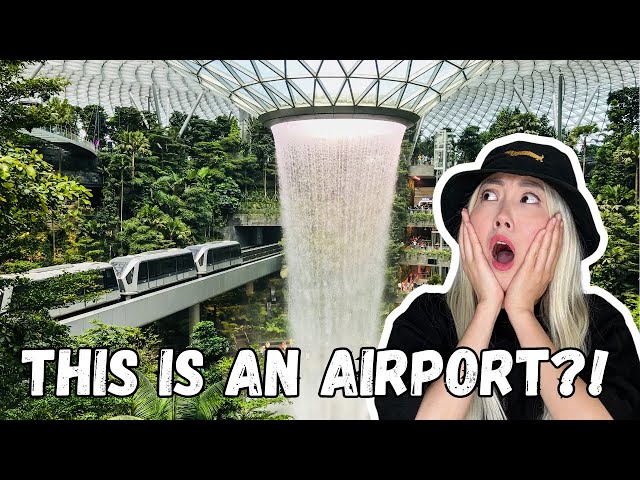 I took my husband on a date to the WORLD'S BEST AIRPORT! || Singapore’s Changi Airport ✈️