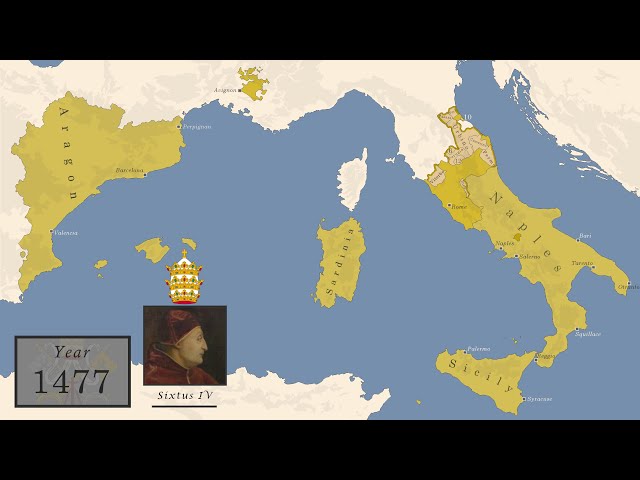 The History of Vatican & the Papal States : Every Year