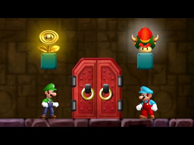 Newer Super Mario Bros. Wii - Rescue The Princess - 05 - 2 Player Co-Op Walkthrough