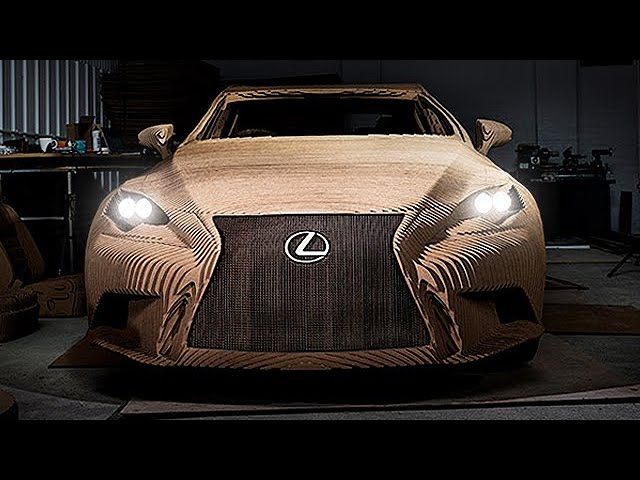 Lexus Made a Full Size Cardboard Car