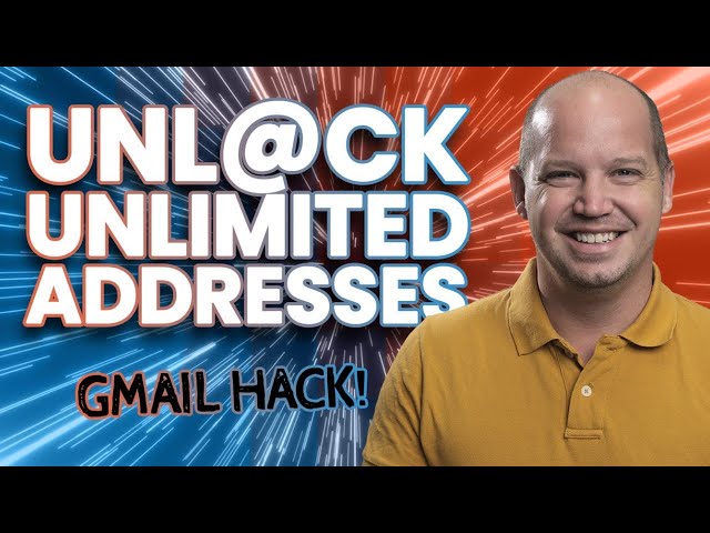 Gmail Hack for Unlimmited Email Addresses! (no new accounts required)