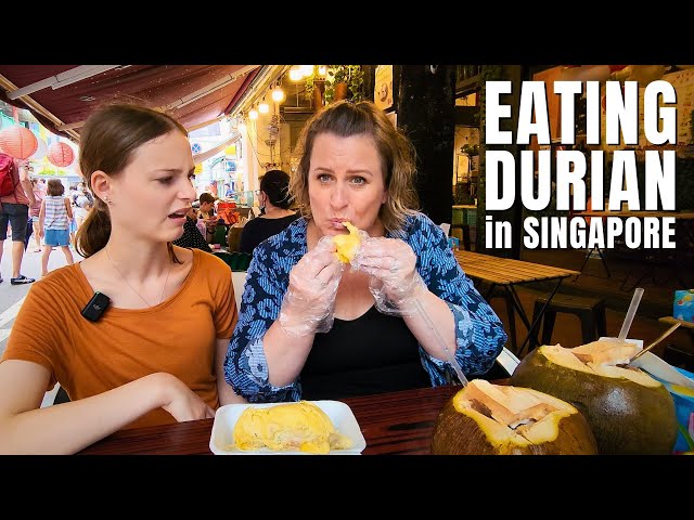 SINGAPORE: Chinatown | Arab Quarter | Little India | Tasting Durian for the First Time #singapore