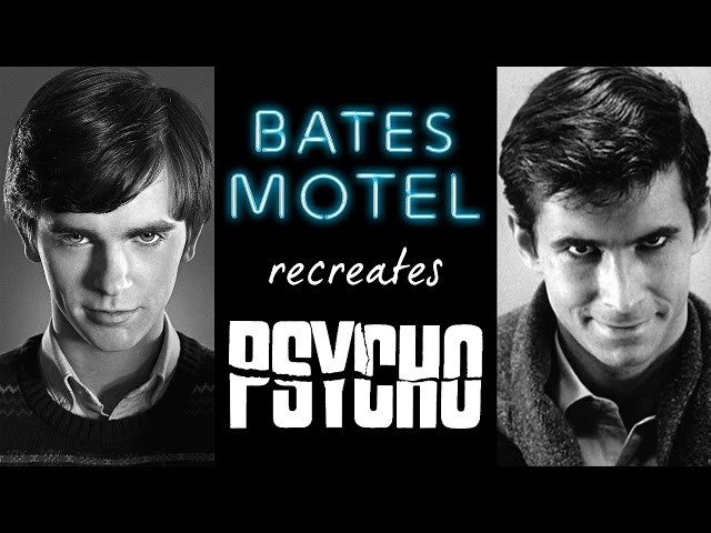 BATES MOTEL recreates PSYCHO -- (complete references)