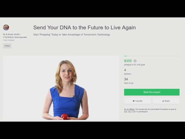 Send Your DNA to the Future