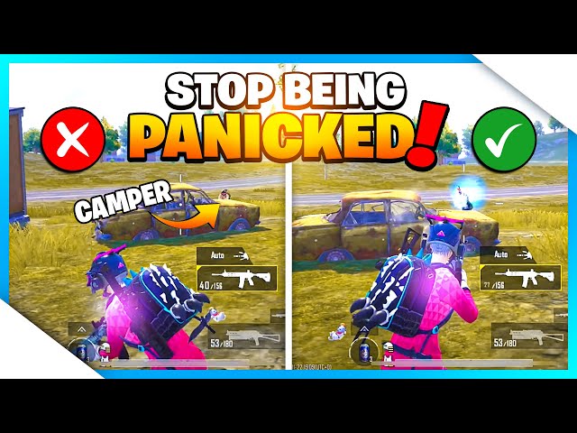 STOP PANICKING IMMEDIATELY IN DANGER SITUATIONS IN PUBG/BGMI | TIPS AND TRICKS GUIDE/TUTORIAL