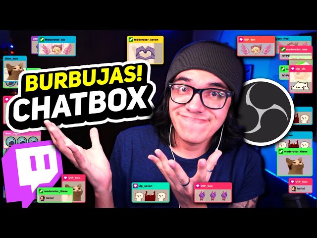 🔝 CHATBOX DE BURBUJAS GRATIS! PARA TUS STREAMS DE TWITCH | Tutorial/Widgets | UrbVic