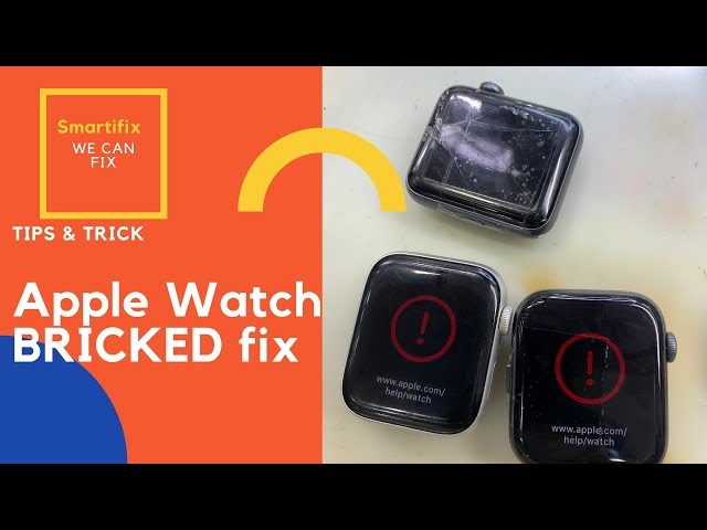 Apple Watch Red Exclamation Mark Crash fix 100%|How To Fix Apple Watch Stuck on Apple Logo