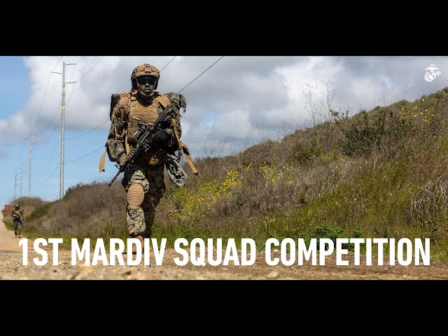 1st Marine Division Squad Competition