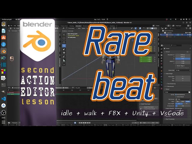 Blender Second Lession: Rare beat (Action Editor)