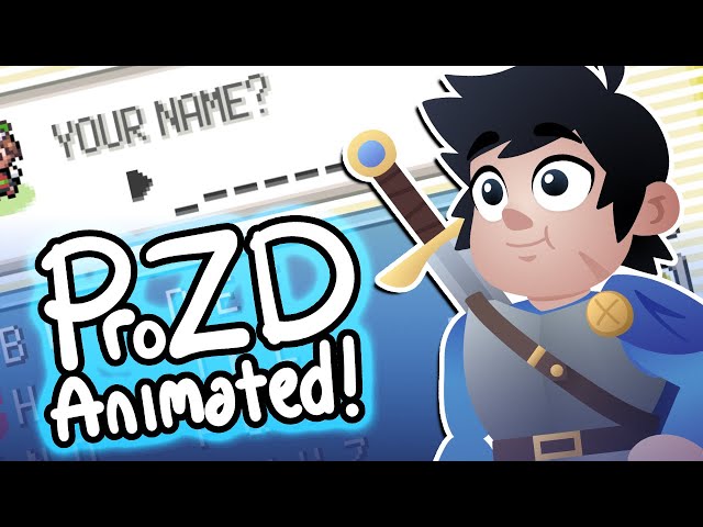 Naming the main character after yourself in a video game - ProZD Animated