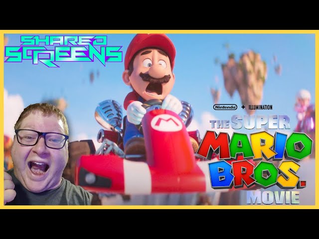The Super Mario Bros. Movie - Trailer 2 Reaction | Shared Screens Reacts