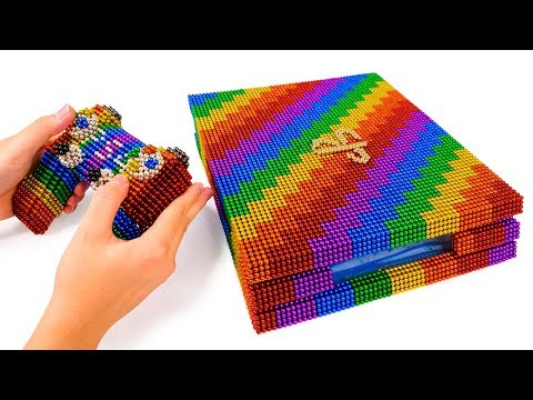 DIY - Build Amazing PS4 Game Console Model With Magnetic Balls (Satisfying) - Magnet Balls