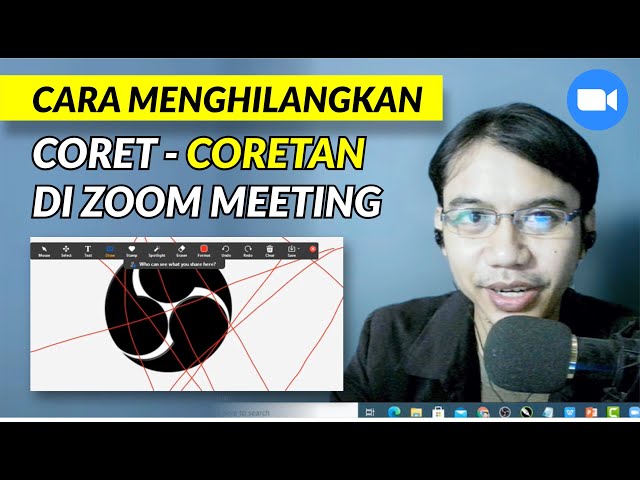 Cara Menghilangkan Coretan di Zoom Meeting | Disable Annotation