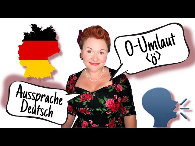 O-Umlaut. Ö. Aussprache Deutsch. German pronunciation. Korrekt Deutsch sprechen.