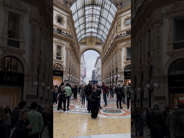 [4K]🇮🇹 Galleria Vittorio Emanuele II, Milano💗😍