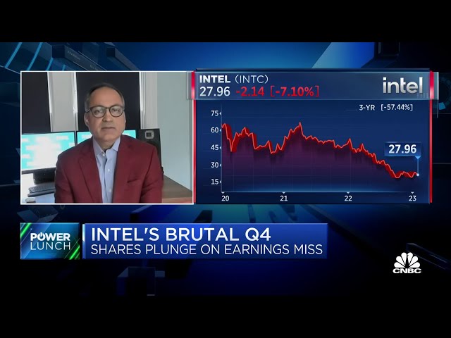 Intel's inventory surplus contributed to the Q4 miss, says Stifel's Ruben Roy