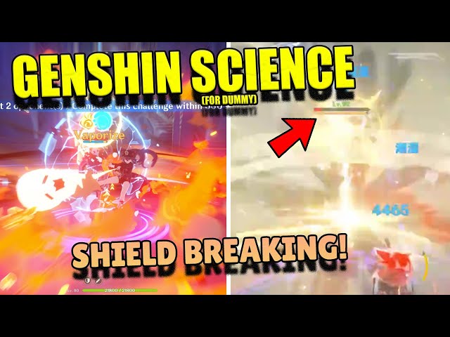 Genshin Science! an EXTENSIVE look into Shield Breaking