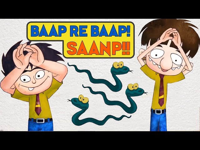 Baap Re Baap! Saanp - Bandbudh Aur Budbak New Episode - Funny Hindi Cartoon For Kids