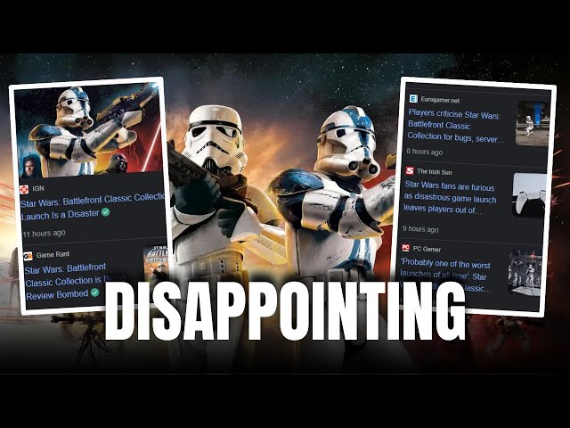 I tried Battlefront Classic Collection (35$ Cash Grab DISASTER)