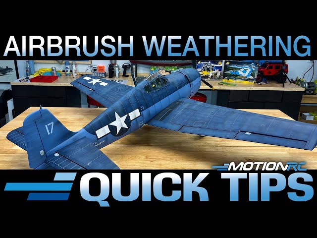 Easy Airbrush Weathering for RC Aircraft | Quick Tips | Motion RC