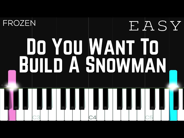Frozen - Do You Want To Build A Snowman | EASY Piano Tutorial