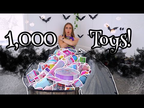 FILLING RANDOM ITEMS WITH 1,000 MYSTERY TOYS!!🤪⁉️