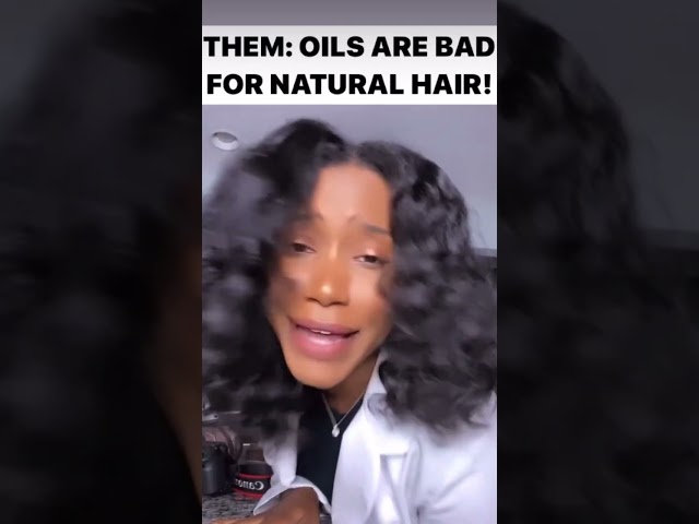 WHEN THEY SAY OILS ARE BAD FOR YOUR HAIR! 🙄 Comment below your favorite oil 👇🏾