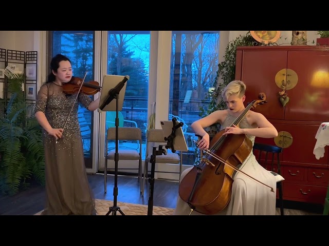 Highlights from the Ravel Sonata for Violin and Cello - Mirror 2 Mirror Duo (M2M)