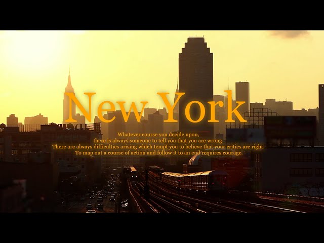 【洋楽Playlist】ニューヨークで旅してる気分になるプレイリスト🌃 - New York Music Playlist - 🌿