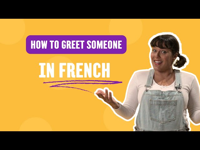 #LesPetitesLeçonsdeFrançais - Lesson 1: How to Greet Someone in French