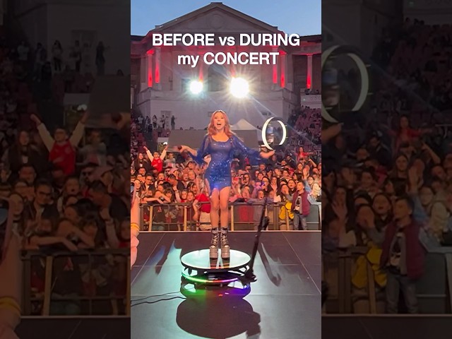 Before vs During the CONCERT | Andra Gogan