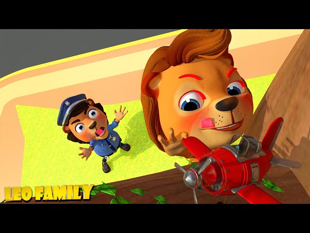 OUCH! 🩹 The Police Officer is hurt! 👮🏼‍♀️ | Funny Kids Songs & Nursery Rhymes | Leo Family🎤🎶
