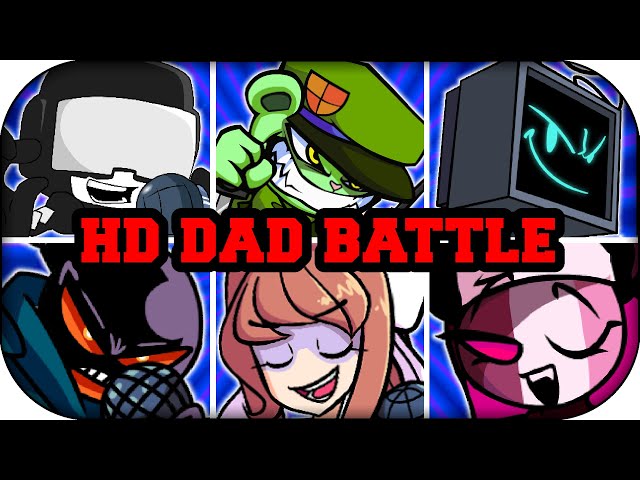 ❚HD Dad Battle B3 but Everyone Sings It ❰HD Dadbattle but Every Turn a Different Cover❙By Me❱❚