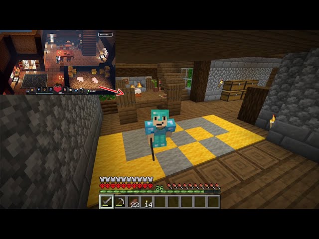 Finishing The Inside Of The Minecraft Dungeons House!