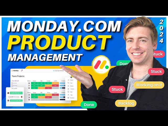 Monday.com Product Management Tutorial | Jira Alternative for Agile Teams (2024)
