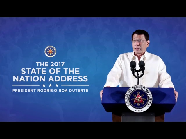 2017 State of the Nation Address