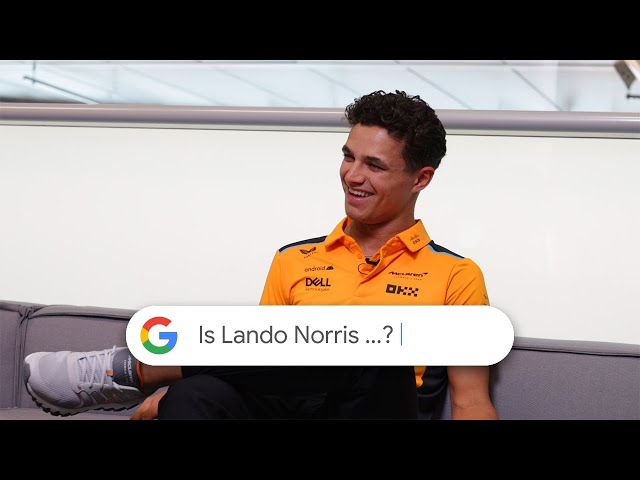 Lando Norris answers Google's most searched questions