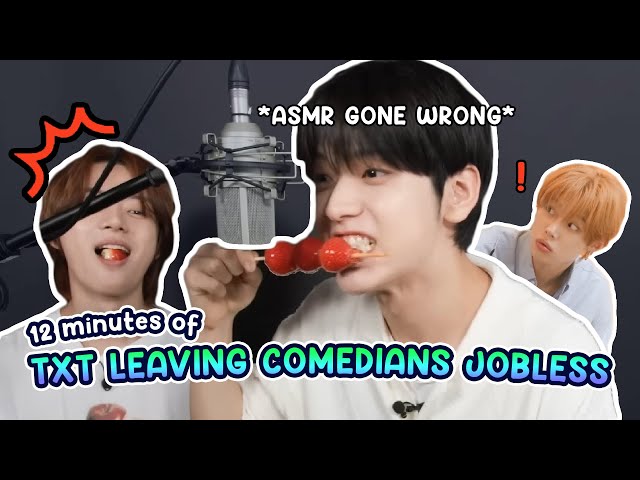 12 minutes of TXT leaving comedians jobless (yet again)