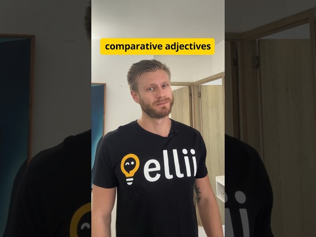 Comparative Adjectives #shorts #grammar #adjective #english #learnenglish