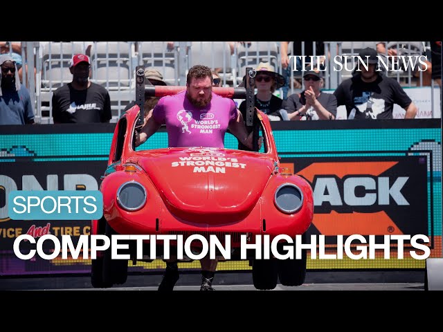 Watch Highlights From World's Strongest Man Competition In Myrtle Beach, SC