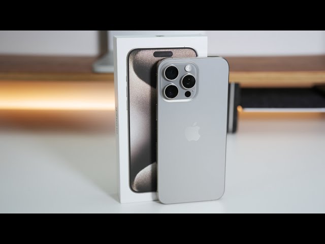 iPhone 15 Pro and iPhone 15 Pro Max - Unboxing and Everything Titanium