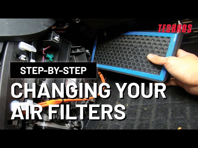 Stinky Tesla Smell? Model 3/Y Air Filter Replacement and Evaporator Cleaning Fix - TESBROS