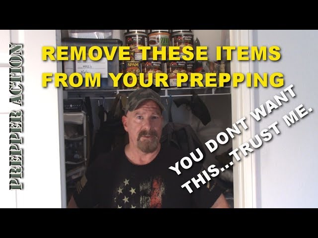Remove this item from your prepping