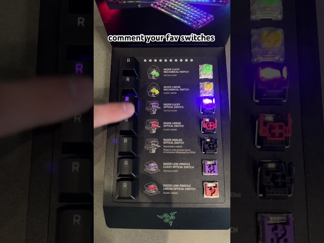 Which Razer switch is your fav? Comment down below