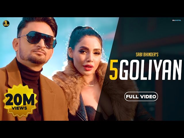 5 Goliyan : Sabi Bhinder (Full Video) The Kidd | Punjabi Song | Jatt Life Studio