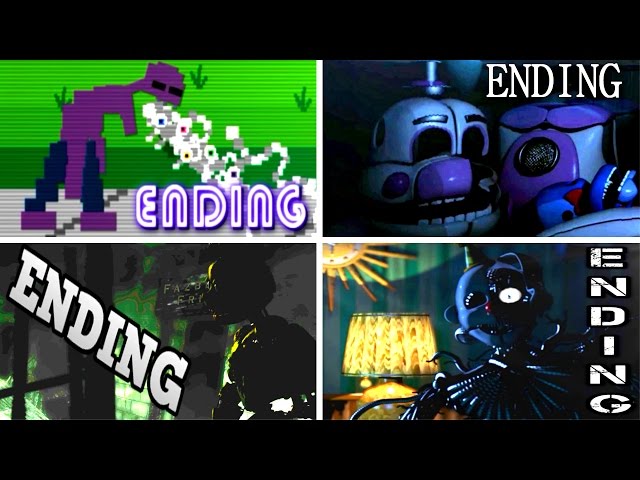 Five Nights at Freddy's: Sister Location ALL ENDINGS | FNAF Sister Location