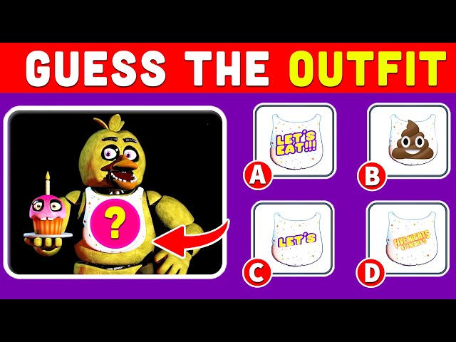 Guess The Five Nights At Freddy's Movie Character By Emoji + Voice + Outfit 🐻FNAF Quiz