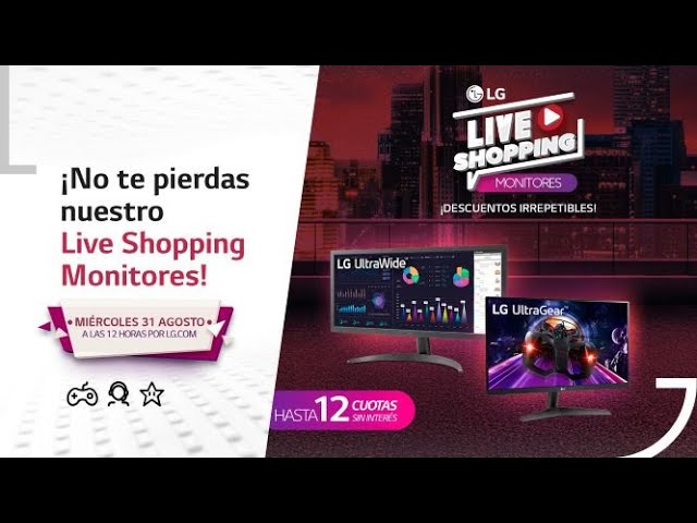 LG Live Shopping Monitores