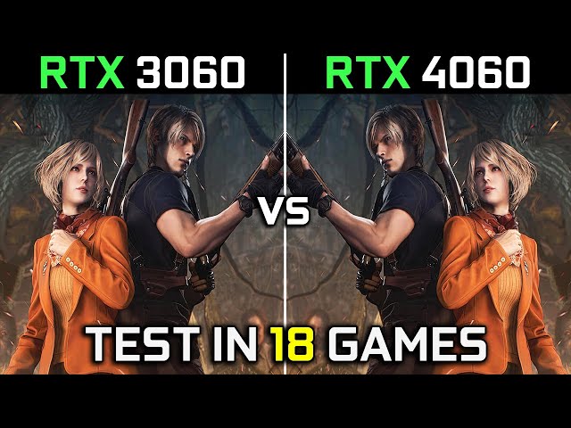RTX 3060 vs RTX 4060 | Test in 18 Games | 1080p | Which One Is Better? 🤔 | 2023